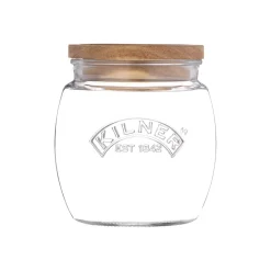 Kilner 850ml Universal Glass Jar with Acacia Lid