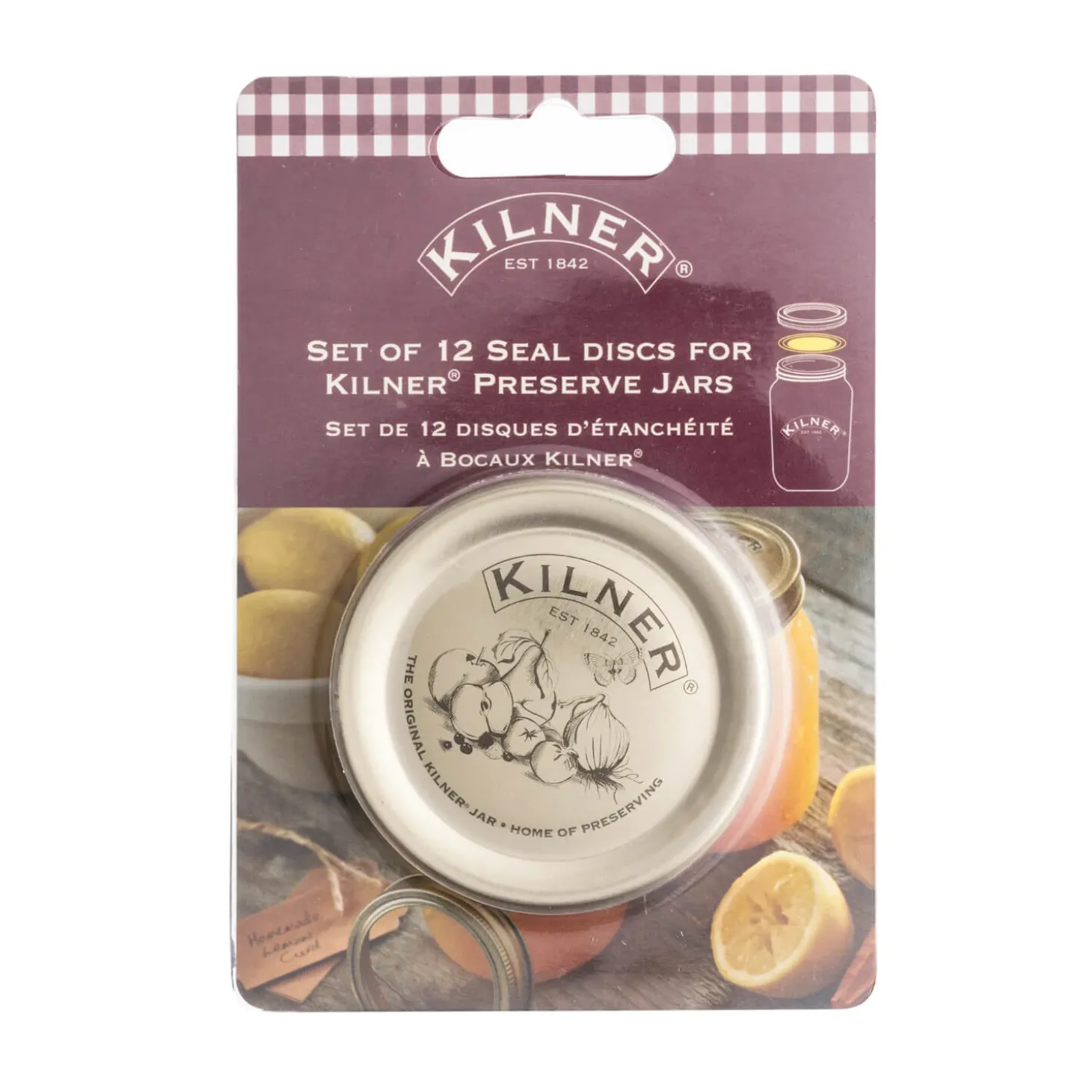 Kilner Set of 12 Seal Discs for Kilner Preserve Jars