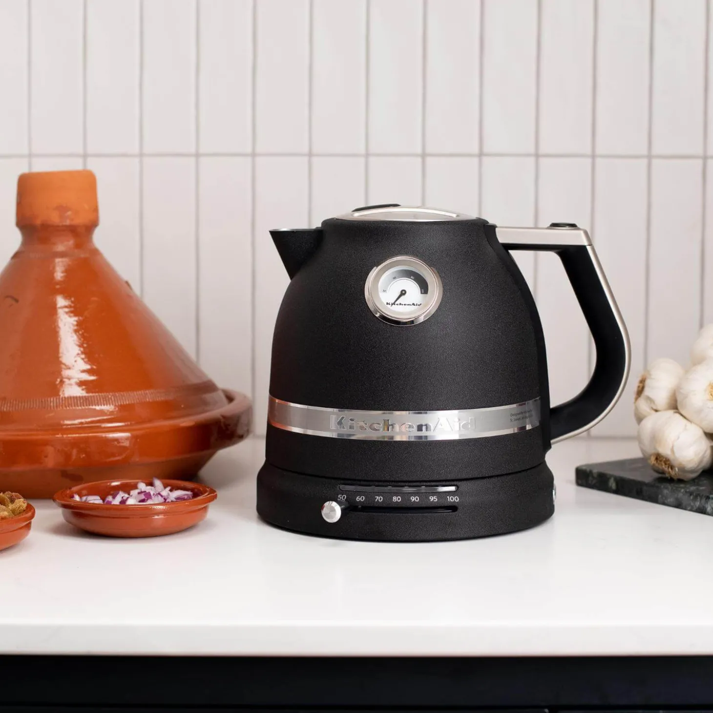 KitchenAid Artisan 5KEK1522BBK 1.5 Litre Kettle - Cast Iron Black