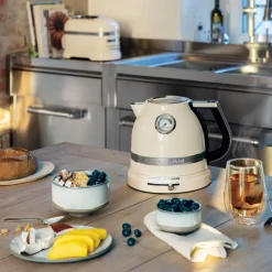 KitchenAid Artisan Kettle & 2 Slice Toaster Set - Almond Cream