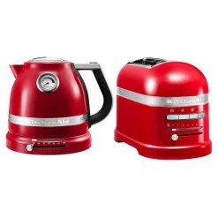 KitchenAid Artisan Kettle & 2 Slice Toaster Set - Empire Red