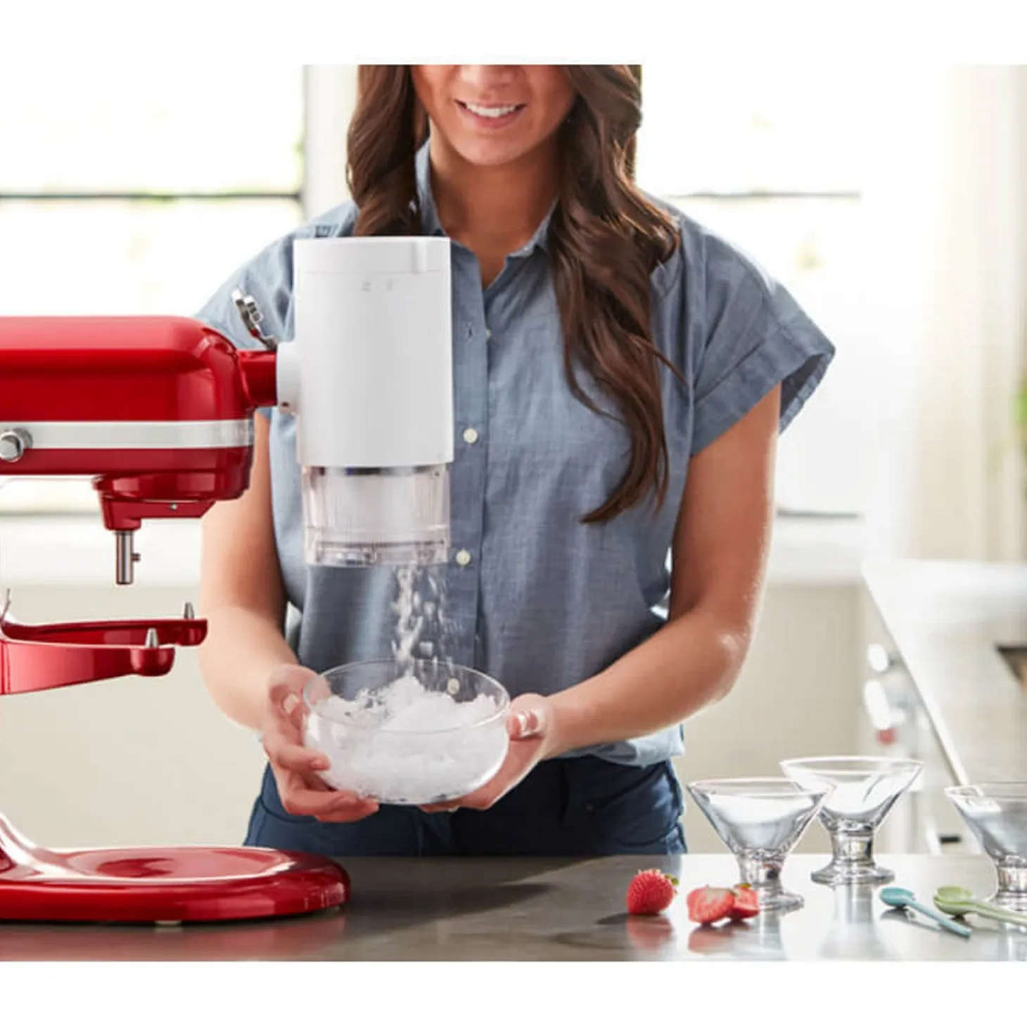 KitchenAid Artisan 5KSMSIA Shave Ice Maker Attachment