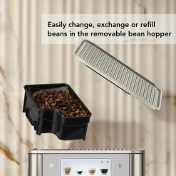 KitchenAid 5KES8558BPL Fully Automatic KF8 Espresso Coffee Machine - Porcelain