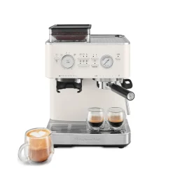 KitchenAid 5KES6551BPL Semi Automatic Espresso Machine with Burr Grinder - Porcelain