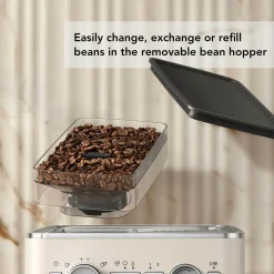 KitchenAid 5KES6551BPL Semi Automatic Espresso Machine with Burr Grinder - Porcelain