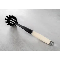 KitchenAid Pasta Non-Stick Serving Fork - Almond Cream