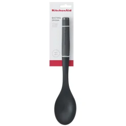 KitchenAid Soft Grip Basting Spoon - Charcoal Grey