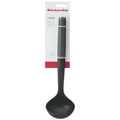 KitchenAid Soft Grip Ladle - Charcoal Grey