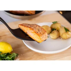 KitchenAid Soft Grip Slotted Turner - Charcoal Grey