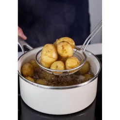 KitchenAid Soft Grip Wire Skimmer Strainer - Charcoal Grey