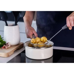 KitchenAid Soft Grip Wire Skimmer Strainer - Charcoal Grey