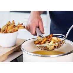 KitchenAid Soft Grip Wire Skimmer Strainer - Charcoal Grey