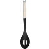 KitchenAid Utensils Plastic Slotted Spoon - Almond Cream