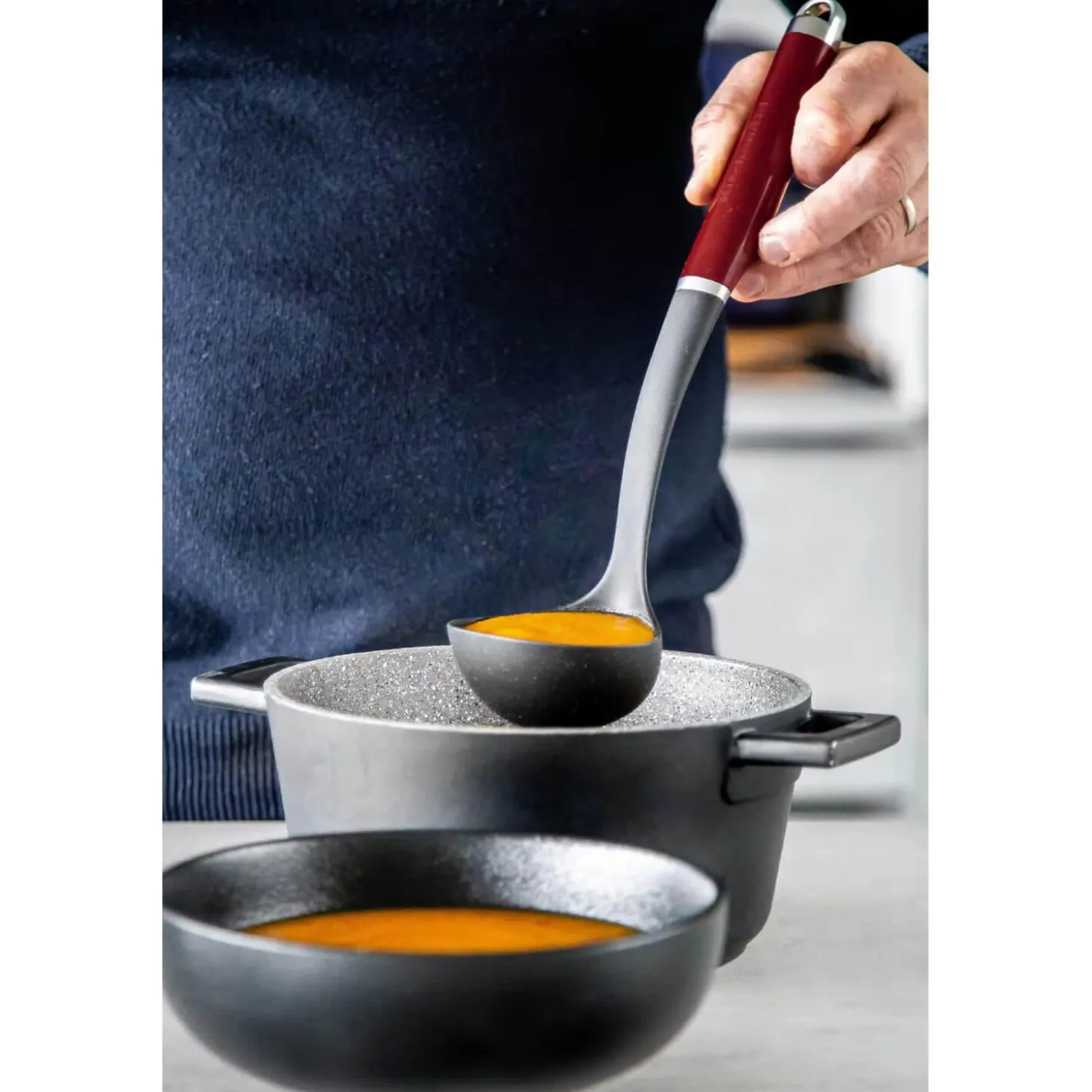 KitchenAid Utensils Plastic Ladle - Empire Red