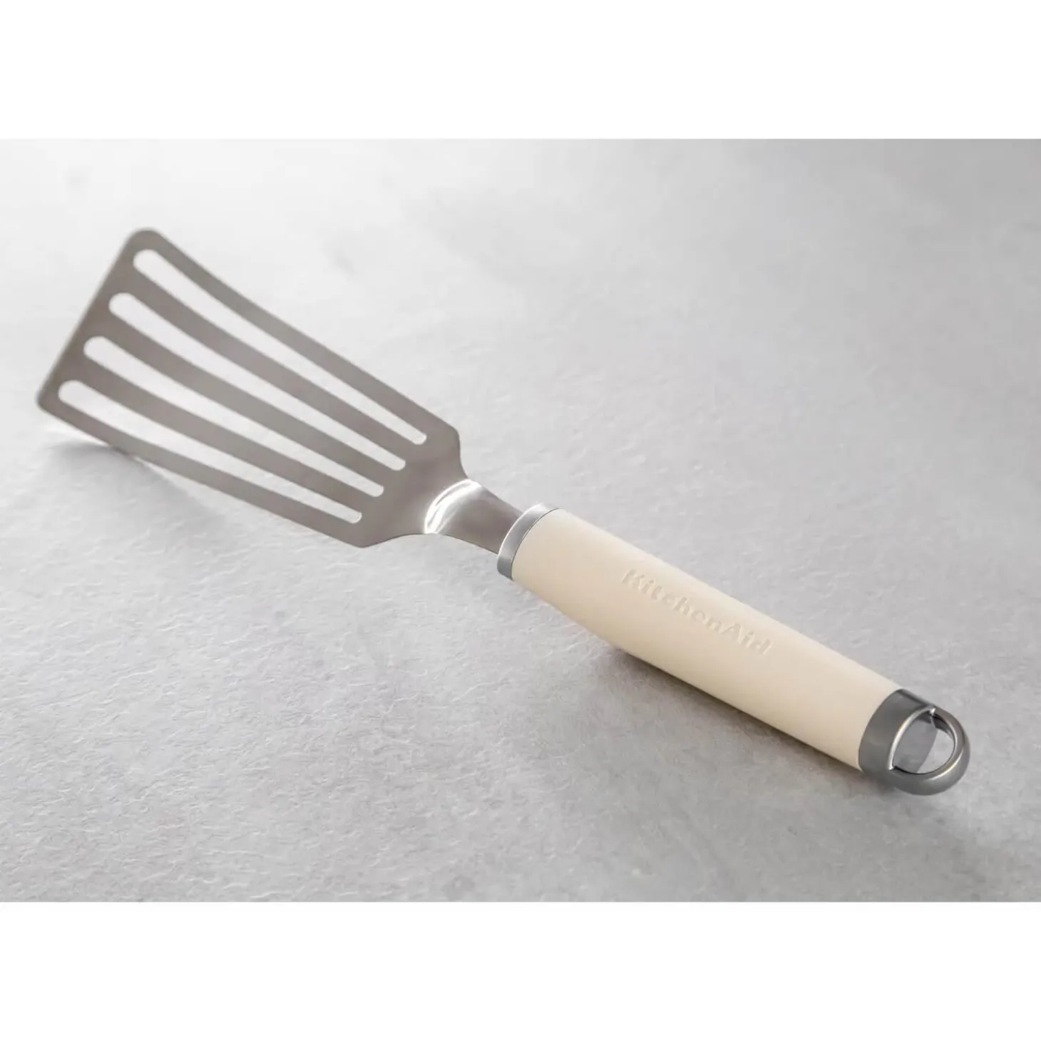 KitchenAid Utensils Stainless Steel Flex Turner - Almond Cream