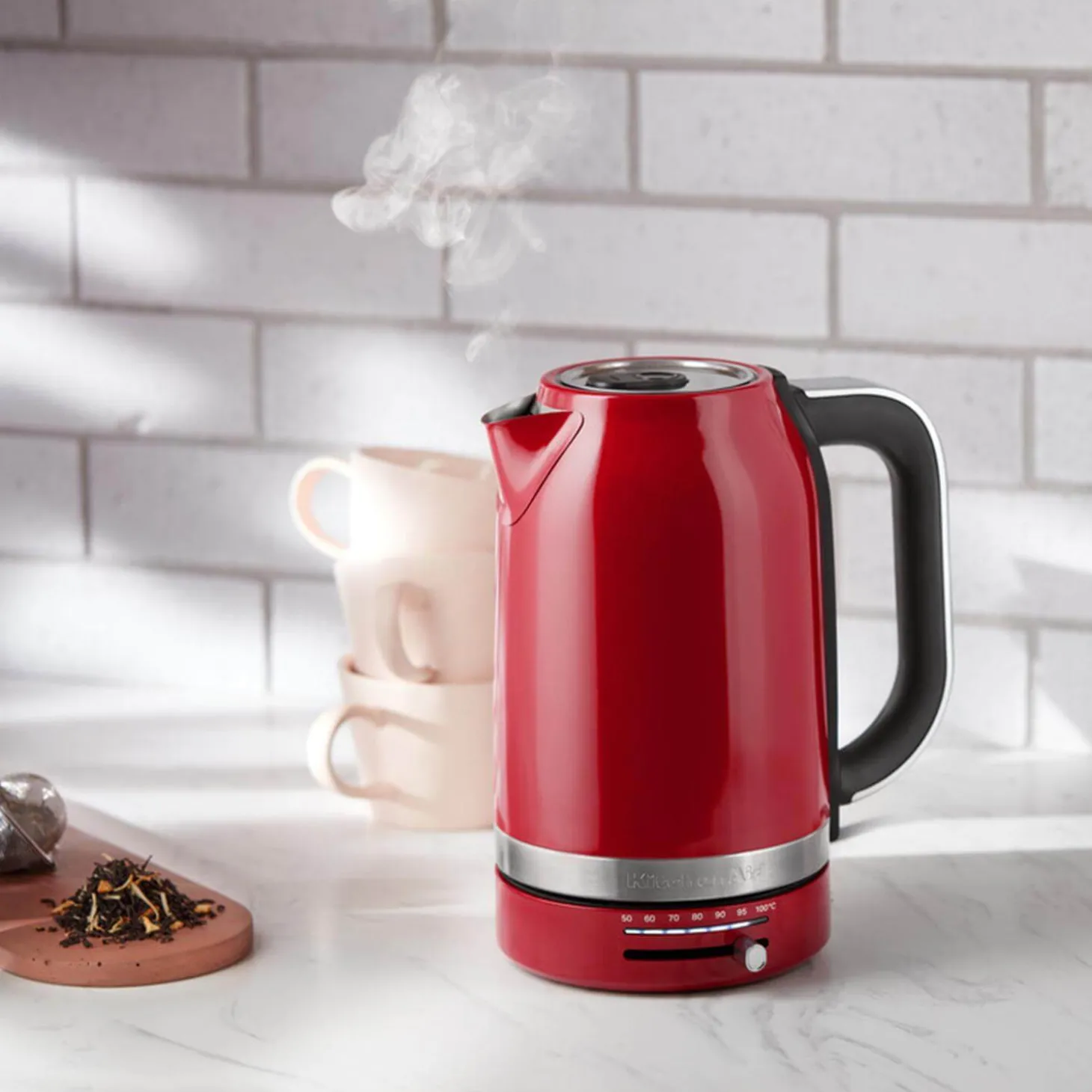 KitchenAid Variable Temperature 5KEK1701BER 1.7 Litre Kettle - Empire Red