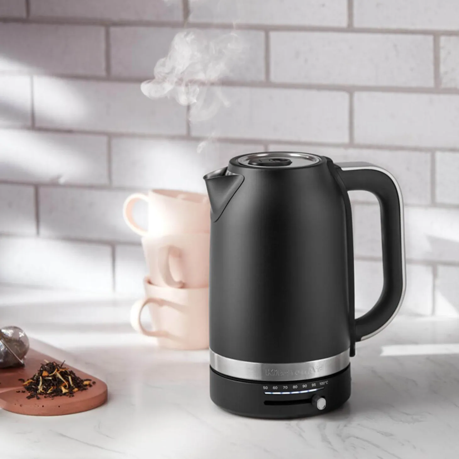 KitchenAid Variable Temperature 5KEK1701BBM 1.7 Litre Kettle - Matt Black