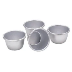 KitchenCraft 7.5cm Mini Pudding Moulds - Set of 4