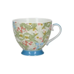 KitchenCraft 400ml Footed Mug - Dawn Floral