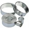 KitchenCraft Plain Round Pastry Cutter Set - 11 Piece