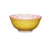 Kitchencraft Stoneware Bowl - Bright Yellow Floral