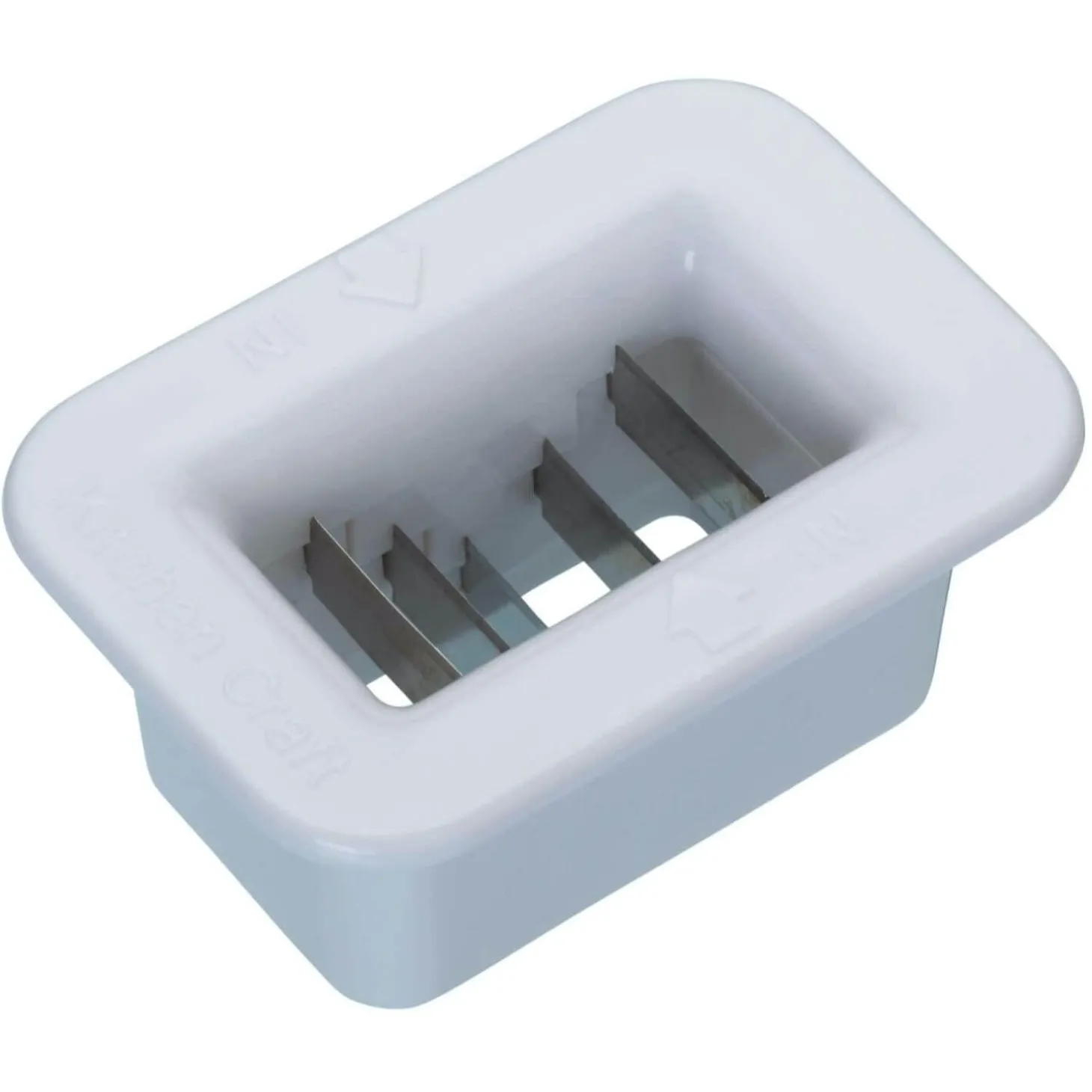 KitchenCraft Traditional Bean Slicer - White