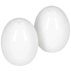 La Porcellana Bianca Menage Egg-Shaped Salt & Pepper Shakers