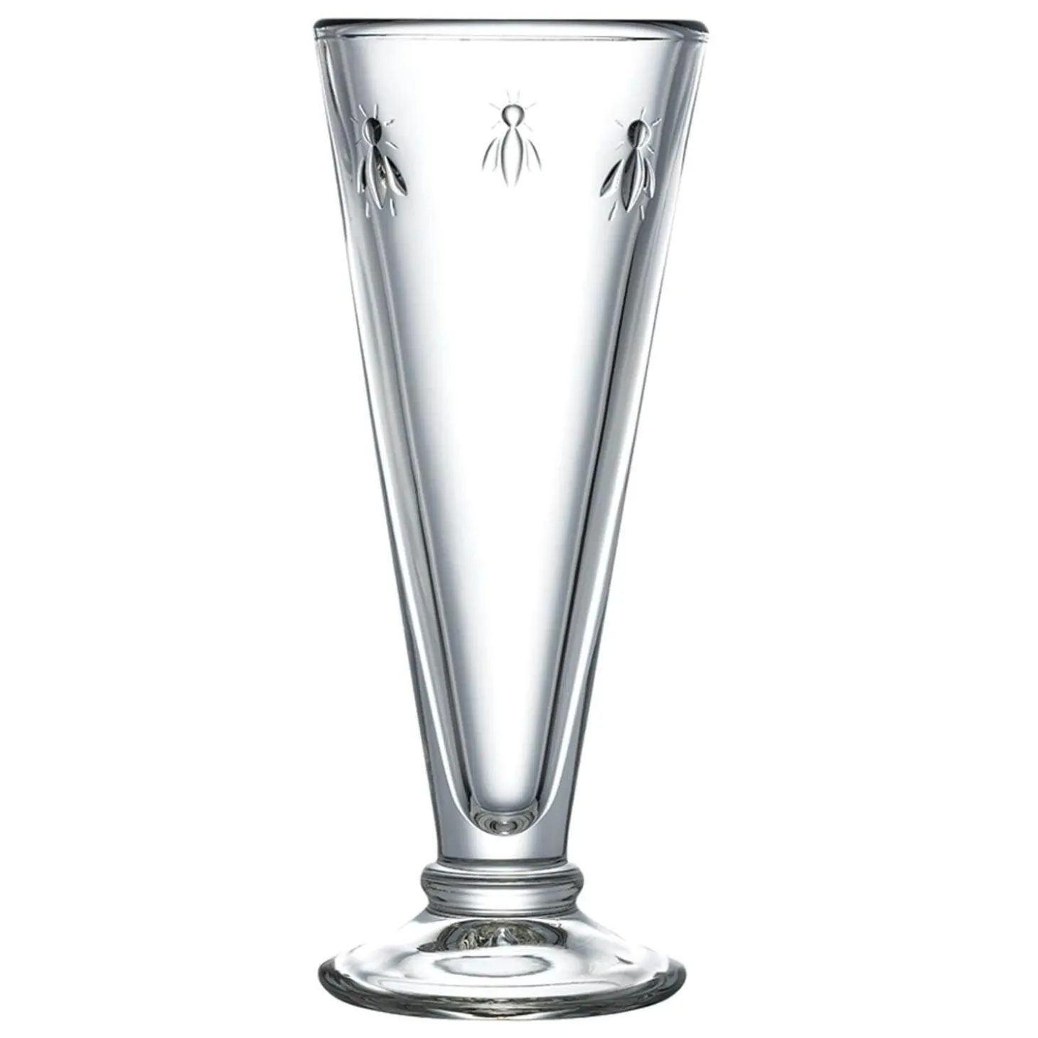 La Rochere Bee Embossed Clear Champagne Flute Glass - 150ml