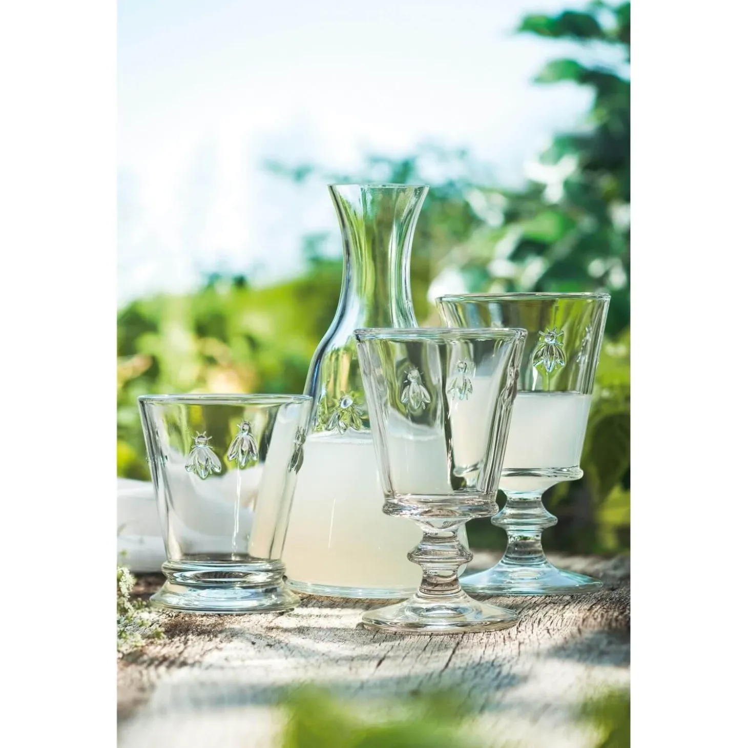 La Rochere Bee Embossed Clear Champagne Flute Glass - 150ml