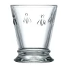 La Rochere Bee Embossed Clear Goblet Tumbler Glass - 270ml