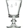 La Rochere Bee Embossed Large Stemmed Clear Goblet Wine Glass - 350ml