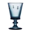La Rochere Bee Embossed Stemmed Blue Goblet Wine Glass - 240ml