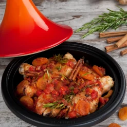 Le Creuset Cast Iron 31cm Round Tagine - Volcanic