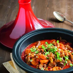 Le Creuset Cast Iron 31cm Round Tagine - Cerise