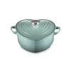 Le Creuset Cast Iron  Heart Shape Casserole Dish - Sea Salt