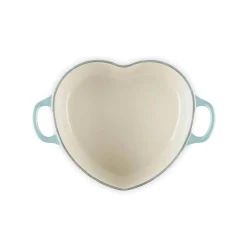 Le Creuset Cast Iron  Heart Shape Casserole Dish - Sea Salt