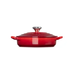 Le Creuset Cast Iron  Heart Shape Dish with Lid - Cerise