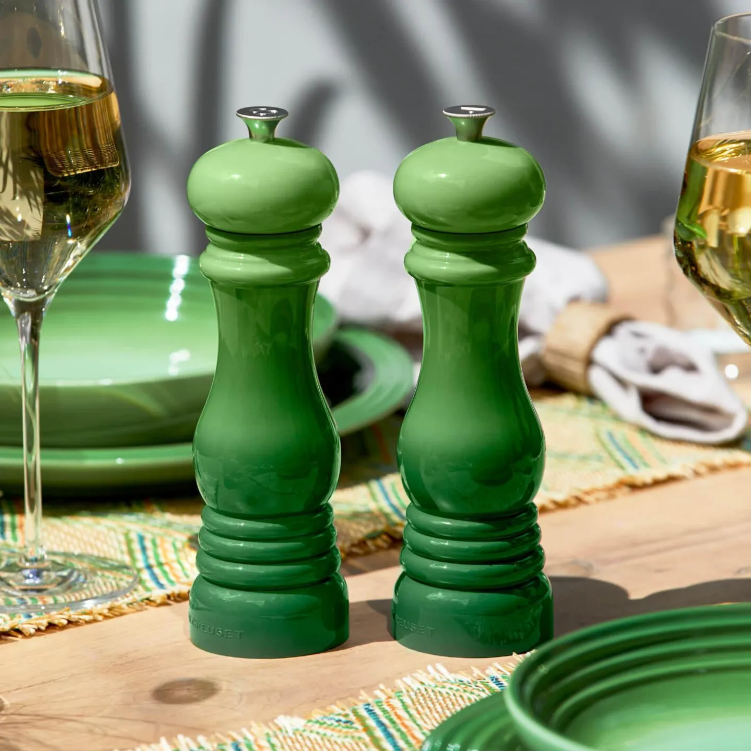 Le Creuset Classic Pepper Mill - Bamboo Green