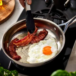 Le Creuset Classic 3-Ply Stainless Steel 24cm Uncoated Frying Pan