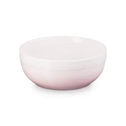 Le Creuset 20cm Coupe Stoneware Serve Bowl - Shell Pink