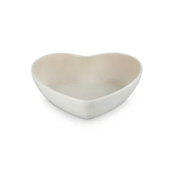 Le Creuset 30cm Heart Stoneware Serving Bowl - Meringue