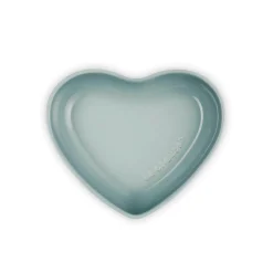 Le Creuset 23cm Heart Stoneware Bowl - Sea Salt
