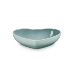 Le Creuset 23cm Heart Stoneware Bowl - Sea Salt