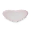 Le Creuset 32cm Heart Stoneware Serving Platter - Shell Pink