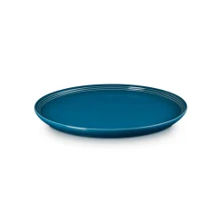 Le Creuset 27cm Stoneware Coupe Dinner Plate - Deep Teal