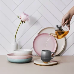 Le Creuset 22cm Stoneware Coupe Side Plate - Shell Pink