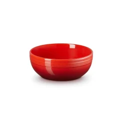 Le Creuset 16cm Stoneware Coupe Cereal Bowl - Cerise