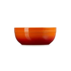 Le Creuset 20cm Stoneware Coupe Serve Bowl - Volcanic