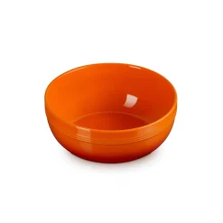 Le Creuset 20cm Stoneware Coupe Serve Bowl - Volcanic