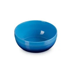 Le Creuset 20cm Stoneware Coupe Serve Bowl - Azure